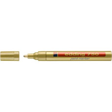 EDDING 750 PAINT MARKER PUNTA TONDA 2/4MM CF.10 MARCATORI ORO