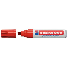 EDDING 800 PERMANENT MARKER PUNTA SCALPELLO ROSSO