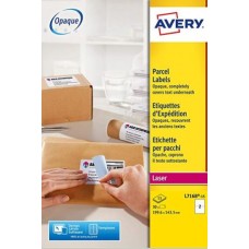 AVERY SCATOLA 30 ETICHETTE INDIRIZZI X PACCHI 199,6X143,5