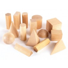 15 SOLIDI GEOMETRICI IN LEGNO