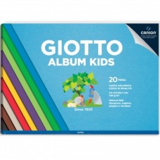 GIOTTO-ALBUM KIDS A4 COLORATO 20FF.-120GR. - CF.5 ALBUM