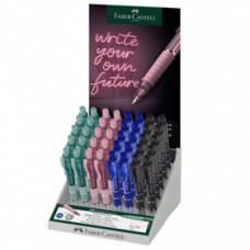 FABER-CASTELL POLY BALL VIEW ESPOSITORE 40 PENNE A SFERA