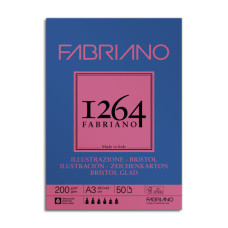 ALBUM FABRIANO ILLUSTRAZIONE A3 – 50 FOGLI, 200G, CARTA BRISTOL SUPER LISCIA