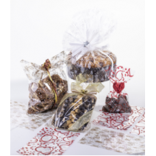 BUSTE TRASPARENTI NATALE ALIMENTI 20*35 - CF.100 PEZZI SOGG.ASS.