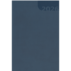 AGENDA 2026 GIORNALIERA GRANDE 17X24 CM BLU – LINEA PRINT