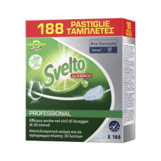 DETERGENTE LAVASTOVIGLIE SVELTO PROFESSIONAL TABLETS CON ESTRATTO DI LIMONE