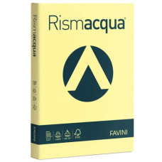 RISMA ACQUA CARTONCINO LEGGERO COLORATO 140 GR 200 FOGLI A4 GIALLO CHIARO