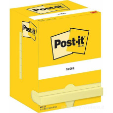 POST-IT  BLOCCO 100 FG GIALLO CANARY 76X102MM 657 CONFEZIONE DA 12 PZ