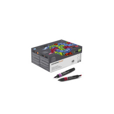 BRUSHMARKER PENNARELLO PANTONE BRUSH DOPPIA PUNTA SCALPELLO CONF.48 PZ