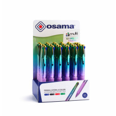 ESPOSITORE 4MULTI RAINBOW PASTEL – 24 PENNE A SFERA 4 COLORI