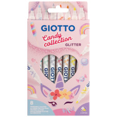 ESPOSITORE GIOTTO GLITTER CANDY – 80 PENNARELLI LAVABILI ASSORTITI