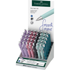 ESPOSITORE 40 PENNE A SFERA RICARICABILI FABER-CASTELL POLY BALL XB COLORI ASSORTITI