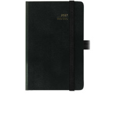AGENDA 2027 GIORNALIERA MAIORI 9×14 CM CON ELASTICO NERO