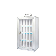 ARMADIETTO PORTACELLULARI IN ALLUMINIO 36 SLOT CON SERRATURA