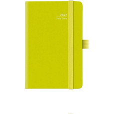 AGENDA GIORNALIERA 2027 COPACABANA 9×14 CM CON ELASTICO VERDE CHIARO