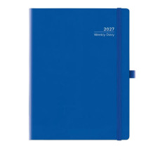 AGENDA 2027 SETTIMANALE COPACABANA CON ELASTICO 19 X 25 CM BLU
