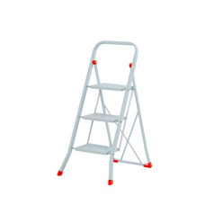SCALETTA IN ACCIAIO SEMPREUTILE BIANCO 3 GRADINI - 0,51X0,70XH.1,06 M